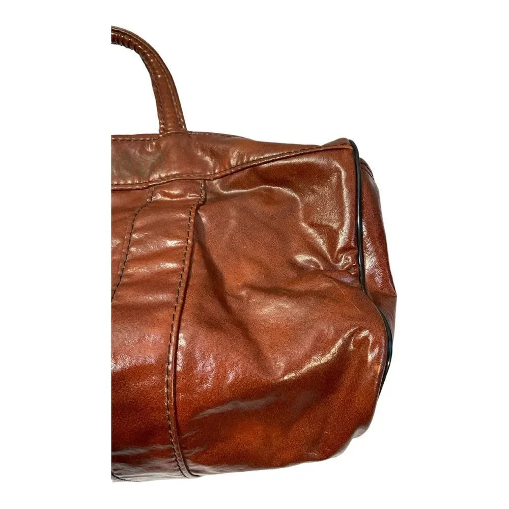 Vintage 80s Wilson Distressed Spell Out Handled Duffel Bag Gym Bag Carry On USA